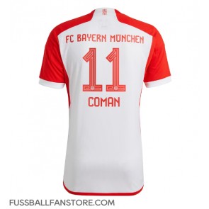 Bayern Munich Kingsley Coman #11 Replik Heimtrikot 2023-24 Kurzarm